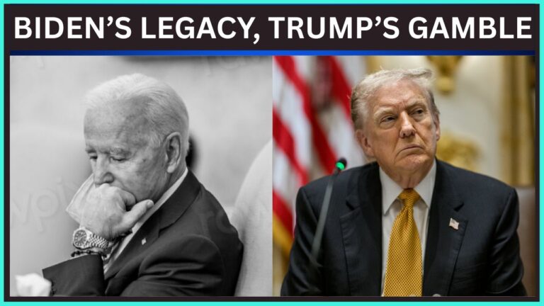 Biden’s Legacy, Trump’s Gamble